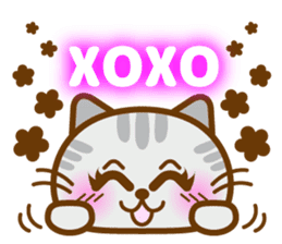 Cute kitty cats sticker #5830662