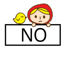 girl and animal friends' daily responses sticker #5830715