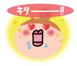 Bu-ko and friends in the face sticker sticker #5831545