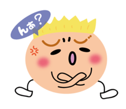 Bu-ko and friends in the face sticker sticker #5831551