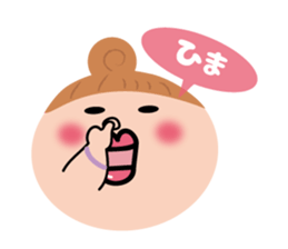 Bu-ko and friends in the face sticker sticker #5831570