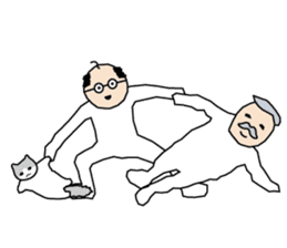 Manabi OJI-san sticker #5831706