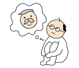 Manabi OJI-san sticker #5831707