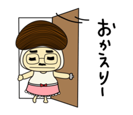 Mushroom man & girl sticker #5831982