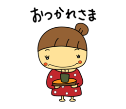 Mushroom man & girl sticker #5831986