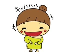 Mushroom man & girl sticker #5832014