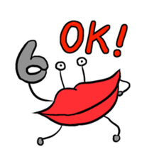 Lip-kun sticker #5832116