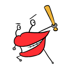 Lip-kun sticker #5832130