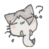 Ghost cat Mi~i chan sticker #5832261