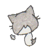 Ghost cat Mi~i chan sticker #5832262