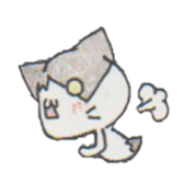 Ghost cat Mi~i chan sticker #5832276