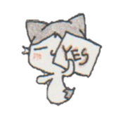 Ghost cat Mi~i chan sticker #5832279