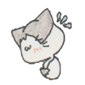 Ghost cat Mi~i chan sticker #5832283