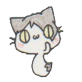 Ghost cat Mi~i chan sticker #5832284