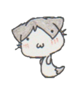 Ghost cat Mi~i chan sticker #5832289