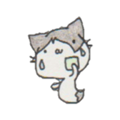 Ghost cat Mi~i chan sticker #5832292