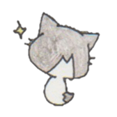 Ghost cat Mi~i chan sticker #5832294