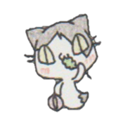 Ghost cat Mi~i chan sticker #5832295