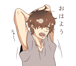 shiftless boy sticker #5832584