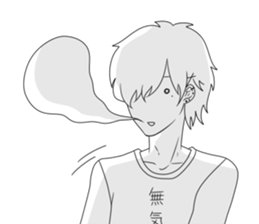 shiftless boy sticker #5832592