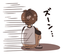 shiftless boy sticker #5832596