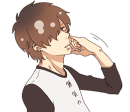 shiftless boy sticker #5832608