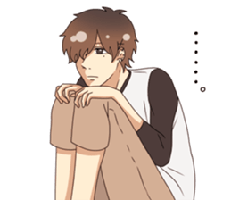 shiftless boy sticker #5832614