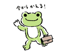 pickles the frog sticker #5833458