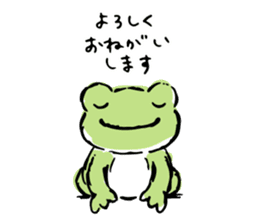 pickles the frog sticker #5833469