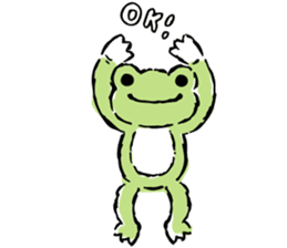 pickles the frog sticker #5833474