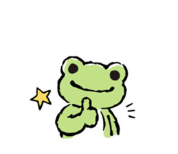 pickles the frog sticker #5833478