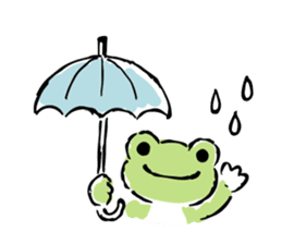 pickles the frog sticker #5833495