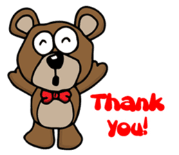 Buddy Bear (English) sticker #5833590