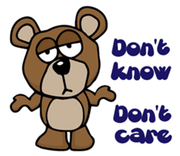 Buddy Bear (English) sticker #5833593