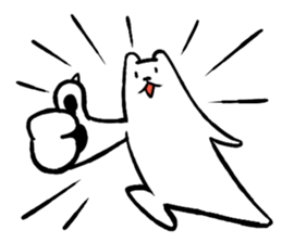 Lively polar bear sticker #5833662