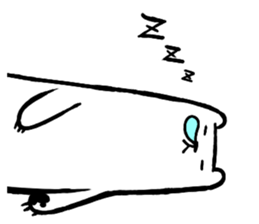 Lively polar bear sticker #5833666