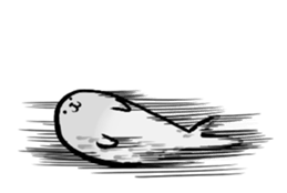 Lively polar bear sticker #5833677