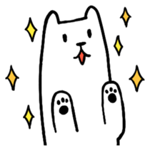 Lively polar bear sticker #5833688