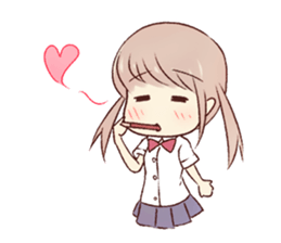 Daily Schoolgirls sticker #5833901