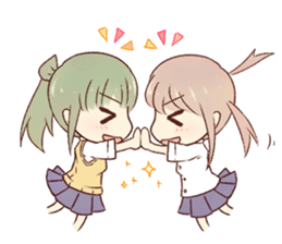 Daily Schoolgirls sticker #5833925