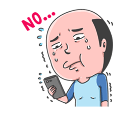 Mr. Baldy sticker #5833988