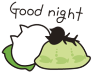 white cat.MOKA[English] sticker #5834158