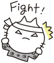 white cat.MOKA[English] sticker #5834163