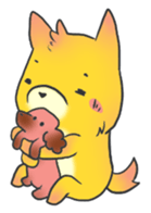 Shin the wolf sticker #5834515