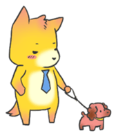 Shin the wolf sticker #5834516