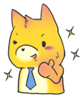 Shin the wolf sticker #5834527