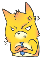 Shin the wolf sticker #5834528