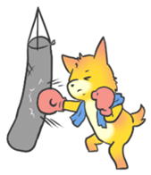 Shin the wolf sticker #5834530