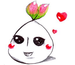 little seedling cartoon sticker #5834710