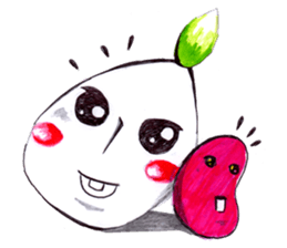 little seedling cartoon sticker #5834721